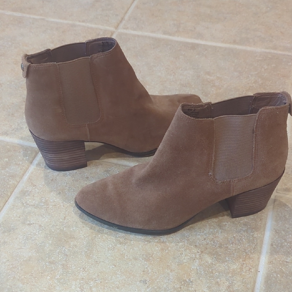 Brown Suede Ankle Boots